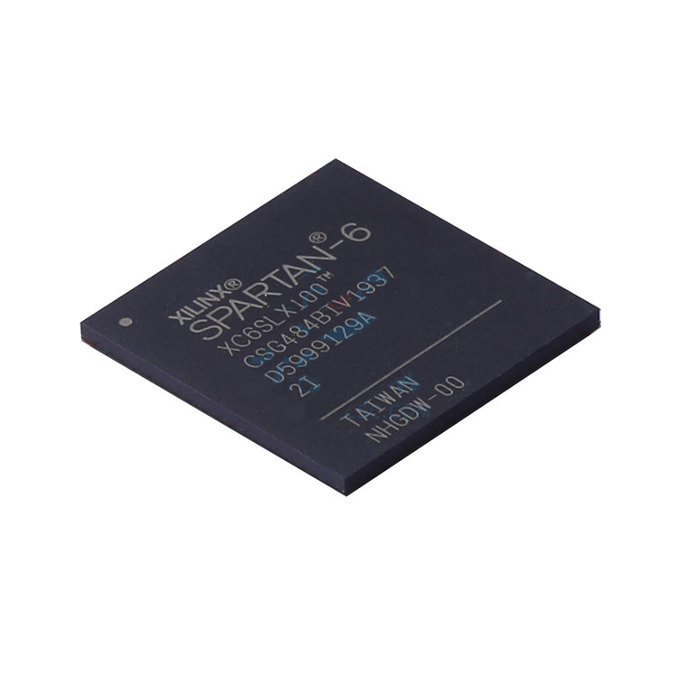 Meilinmchip أحدث XC6SLX100 IC Chip Series Field Programmable Gate Array IC FPGA 338 I / O 484CSBGA XC6SLX100-2CSG484I