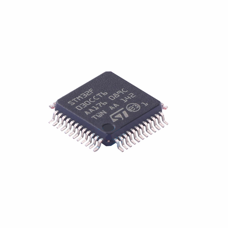 الأصلي STM32F030CCT6TR ARM MCU 32 BIT المكونات الإلكترونية IC رقائق الدوائر المتكاملة STM32F030CCT6TR