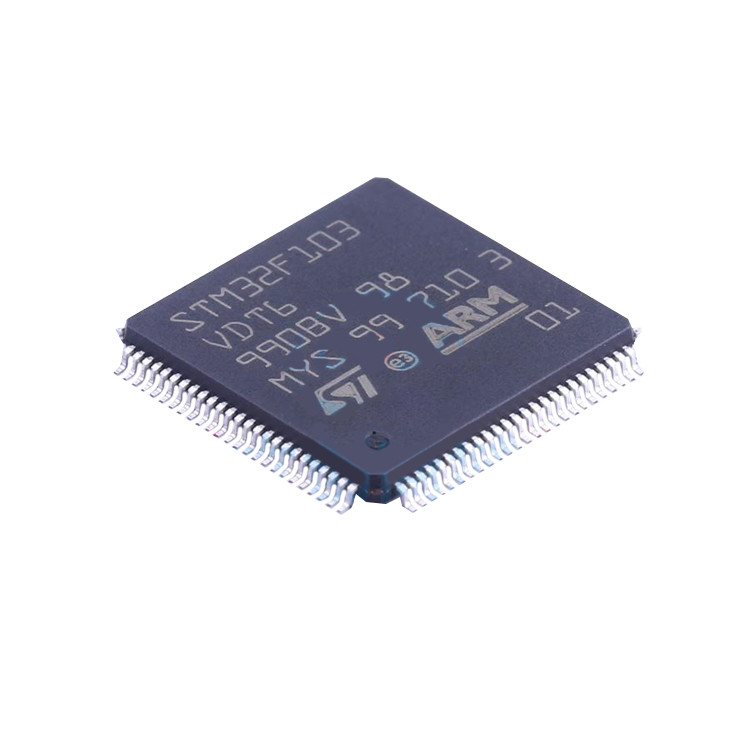 STM32F103VDT6 المكونات الإلكترونية الجديدة والأصلية LQFP-100 في المخزن الدوائر المتكاملة IC رقاقة STM32F103VDT6