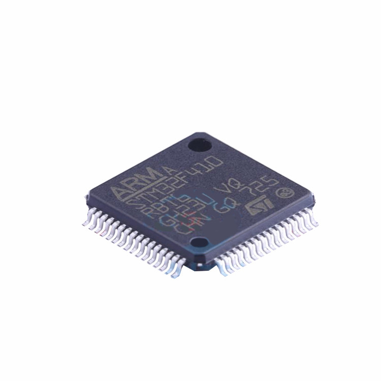 STM32F410RBT6 متحكم MCU 32 بت LQFP-64 جديد أصلي رقاقة إلكترونية مكونة الدوائر المتكاملة STM32F410RBT6