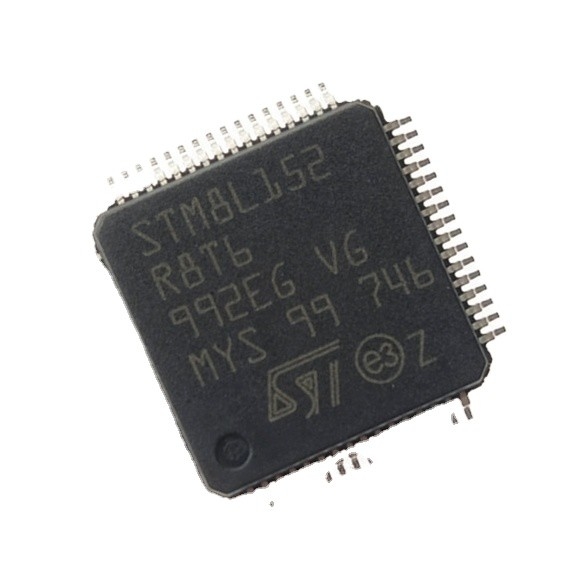 وحدات التحكم الدقيقة والمعالجات في المخزون IC MCU 8BIT 64KB FLASH 64LQFP الدوائر المتكاملة ic رقاقة STM8L152R8T6
