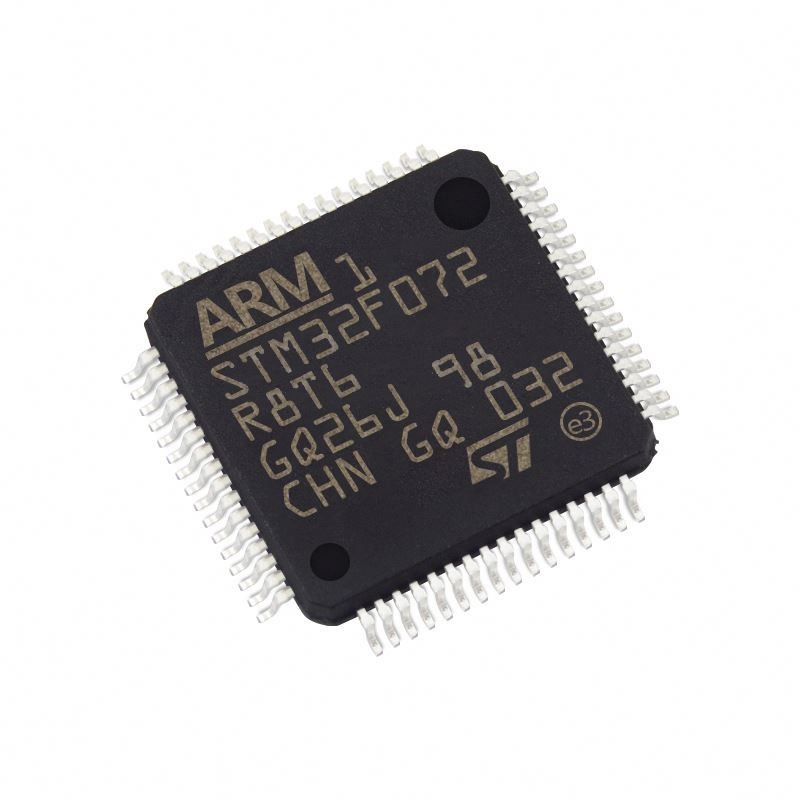 في المخزون الدوائر المتكاملة STM32F072R8T6 ميكروكنترولر IC MCU QFP64 64 كيلو بايت الدوائر المتكاملة IC رقاقة STM32F072R8T6