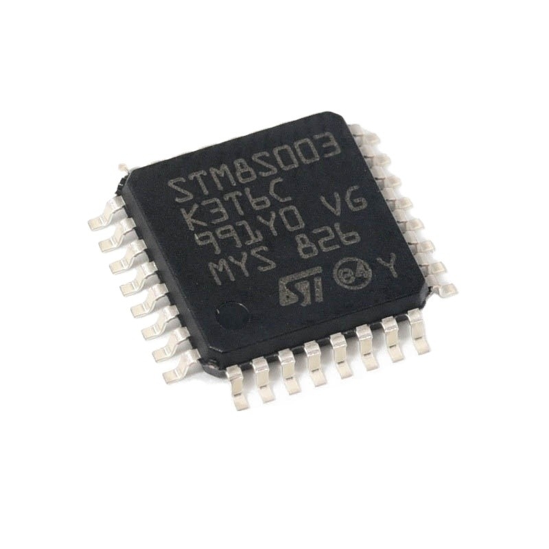 متحكمات دقيقة جديدة أصلية MCU 8 بت STM8 CISC 8KB فلاش 3.3 فولت / 5 فولت 32-Pin LQFP صينية مكون إلكتروني IC رقاقة STM8S003K3T6C
