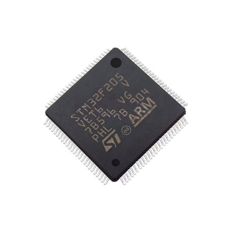 في المخزون ميكروكنترولر IC MCU 32BIT 512KB FLASH 100LQFP مكون إلكتروني دوائر متكاملة STM32F205VET6