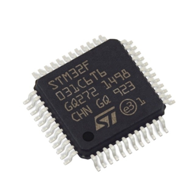 في المخزون ميكروكنترولر IC MCU 32BIT 32KB FLASH 48LQFP دوائر متكاملة قابلة للبرمجة IC رقاقة STM32F031C6T6
