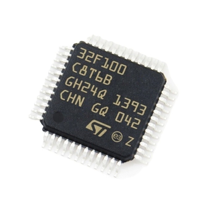 في المخزون ميكروكنترولر IC MCU 32BIT 256KB FLASH 100LQFP الدوائر المتكاملة IC رقاقة STM32F100VCT6B