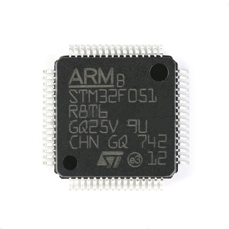 متحكم دقيق الدائرة المتكاملة IC MCU 32BIT 64KB FLASH 64LQFP STM32F STM32F051 STM32F051R8T6 العلامة التجارية الأصلية