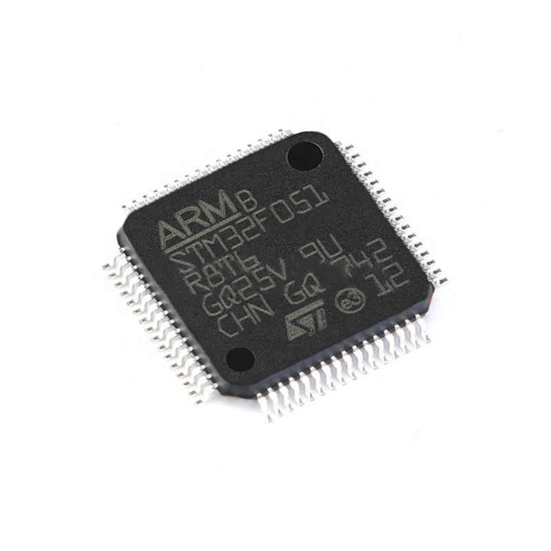 متحكم دقيق الدائرة المتكاملة IC MCU 32BIT 64KB FLASH 64LQFP STM32F STM32F051 STM32F051R8T6 العلامة التجارية الأصلية