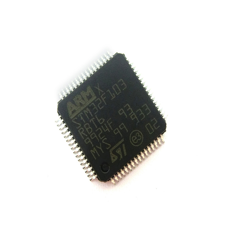 STM32F103RBT6 Mcu 32 بت Stm32f1 Arm M3 Risc 128kb Flash 2.5v / 3.3v 64-pin Lqfp Ic
