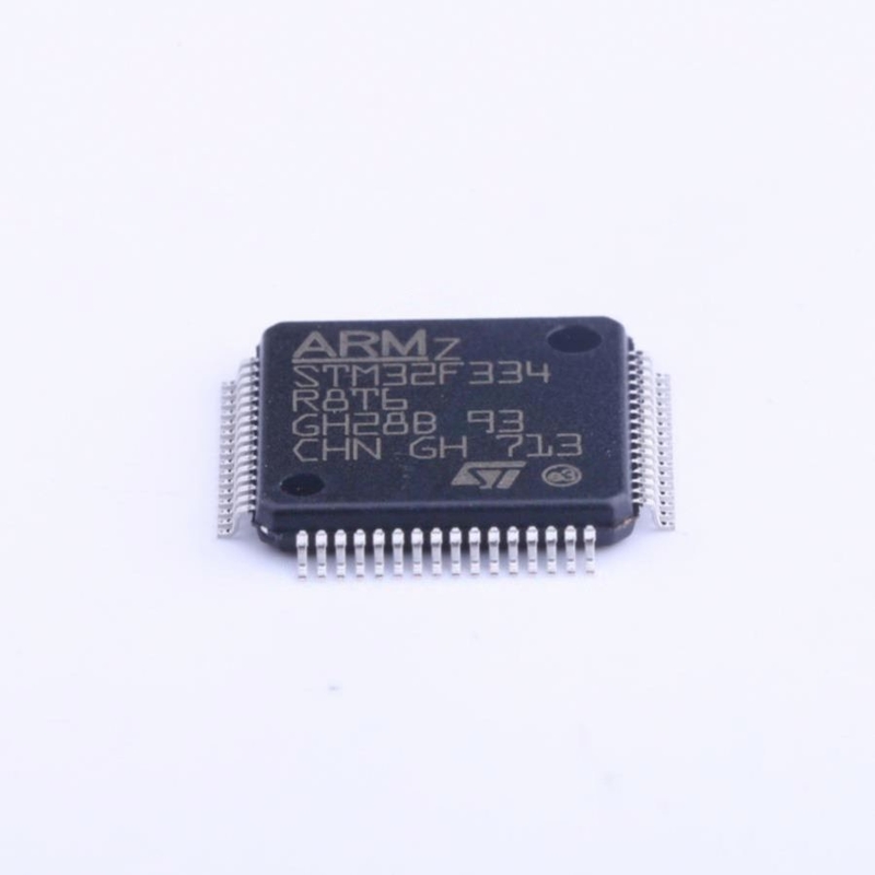 MCU 32-Bit STM32 ARM Cortex M4 RISC 64KB Flash 2.5V / 3.3V 64-Pin LQFP Tray - Trays STM32F334R8T6 IC