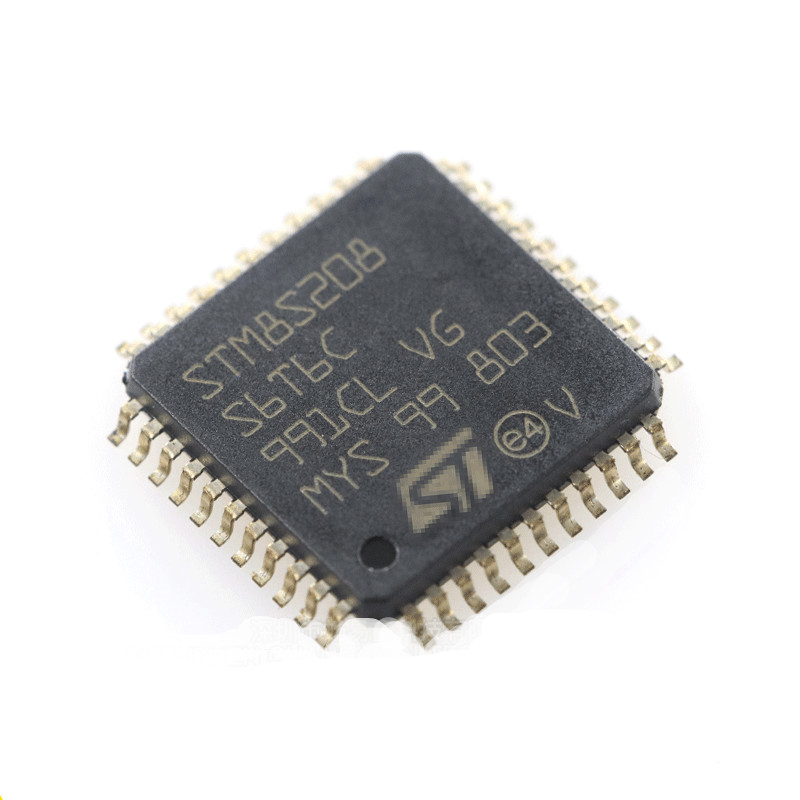 STM8S208S6T6C STM8S208S6T6 رقاقة 8 بت Mirocontroller LQFP44 دائرة متكاملة 24 ميجا هرتز 32 كيلو بايت ذاكرة فلاش MCU