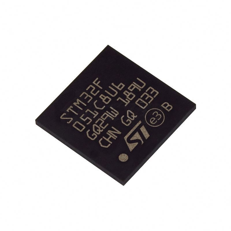 تغليف خدمة قائمة Bom QFN48 وحدة تحكم دقيقة MCU أثاث منزلي STM32F051C8U6 في مخزون IC