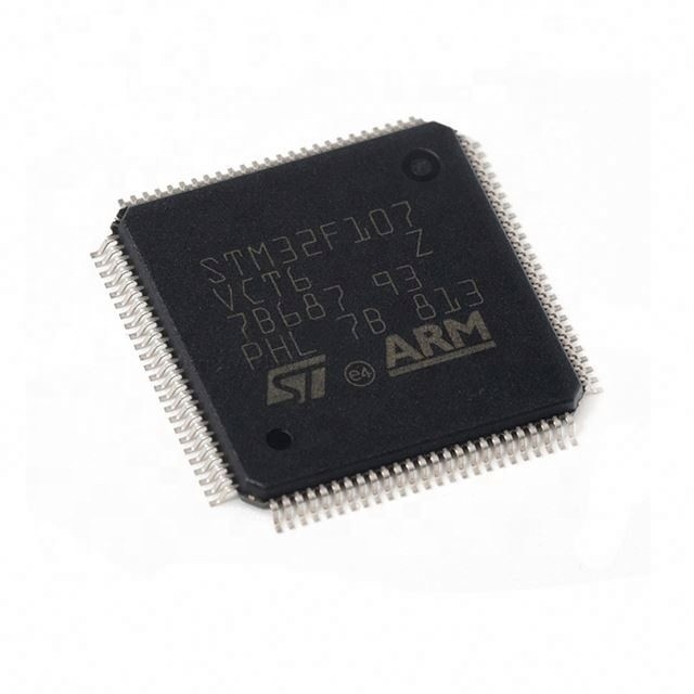 المكونات الإلكترونية Mcu 32-Bit Stm32 Arm M3 Risc 256Kb Flash 100-Pin Lqfp Stm32F Stm32F107 Lqfp100 Stm32F107Vct6