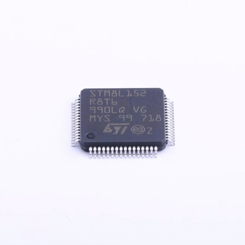 Chuangyunxinyuan MCU 8 بت STM8L STM8 CISC 64 كيلو بايت فلاش 1.8 فولت / 2.5 فولت / 3.3 فولت 64 سنًا LQFP صينية - صواني STM8L152R8T6 Ic