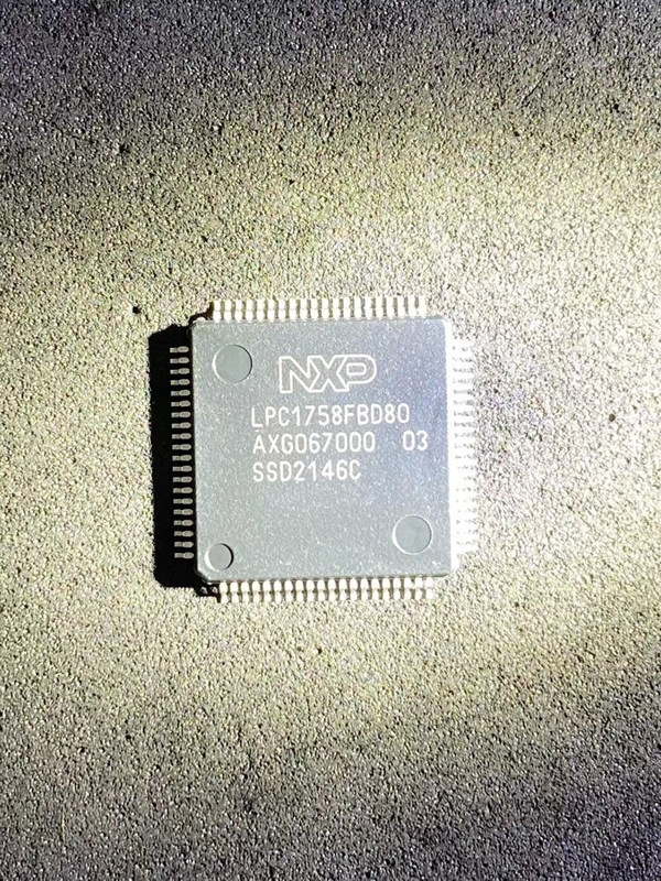 LPC1758FBD80 QFP80 رقاقة الدائرة المتكاملة IC متحكم العلامة التجارية الجديدة الأصلية غير المستخدمة