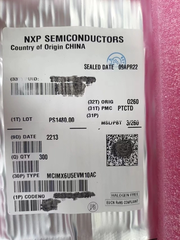 MCIMX6U5EVM10AC BGA-624 رقاقة دائرة متكاملة IC متحكم العلامة التجارية الجديدة الأصلية غير المستخدمة